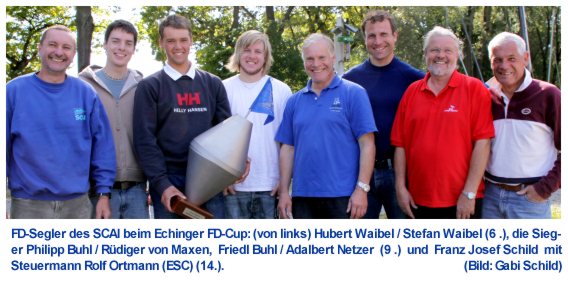 FD-Segler des SCAI beim Echinger FD-Cup FD-Segler des SCAI beim Echinger FD-Cup
