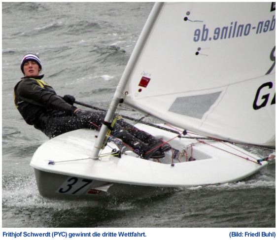 Gewinner der dritten Wettfahrt
