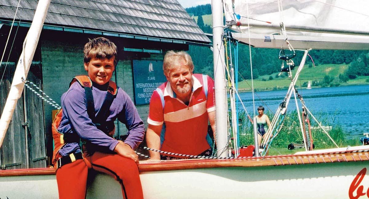 1999MeineErstenSegelerfahrungenMitPapaAufSeinemFDk
